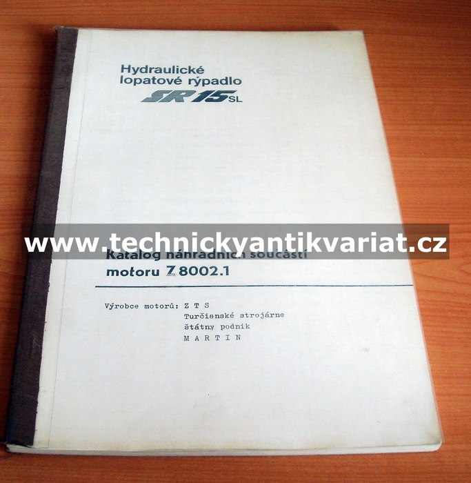 Hydraulické lopatové rýpadlo SR 15 SL - motor