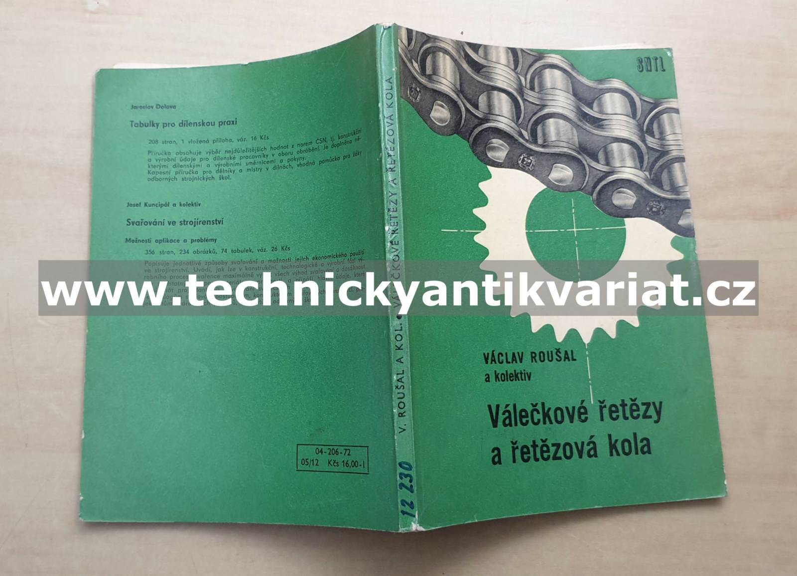Válečkové řetezy a řetězová kola - Václav Roušal (1972)