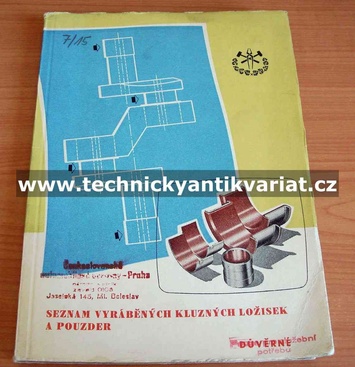 Seznam vyráběných kluzných ložisek a pouzder