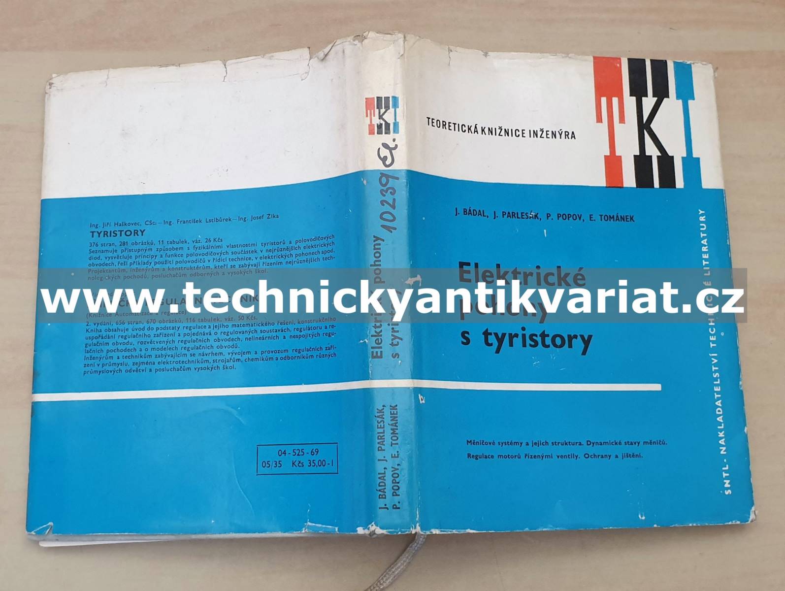 Elektrické pohony s tyristory - Bádal, Parlesák, Popov, Tománek (1970)