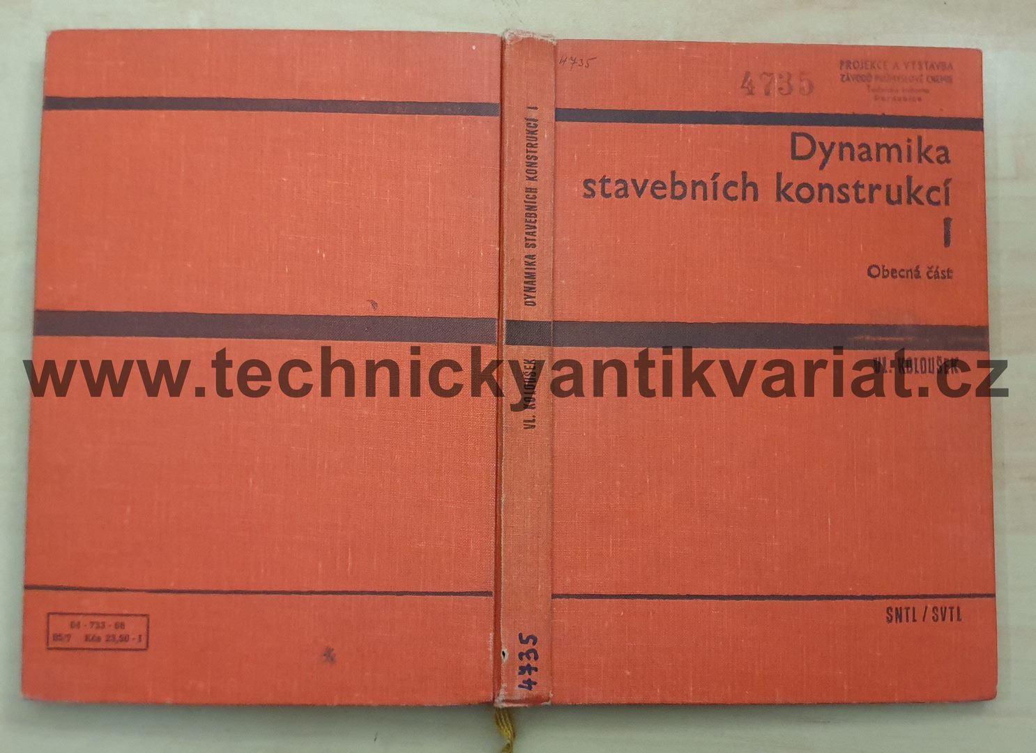 Dynamika stavebních konstrukcí I. Obecná část - Vl. Koloušek (1967)