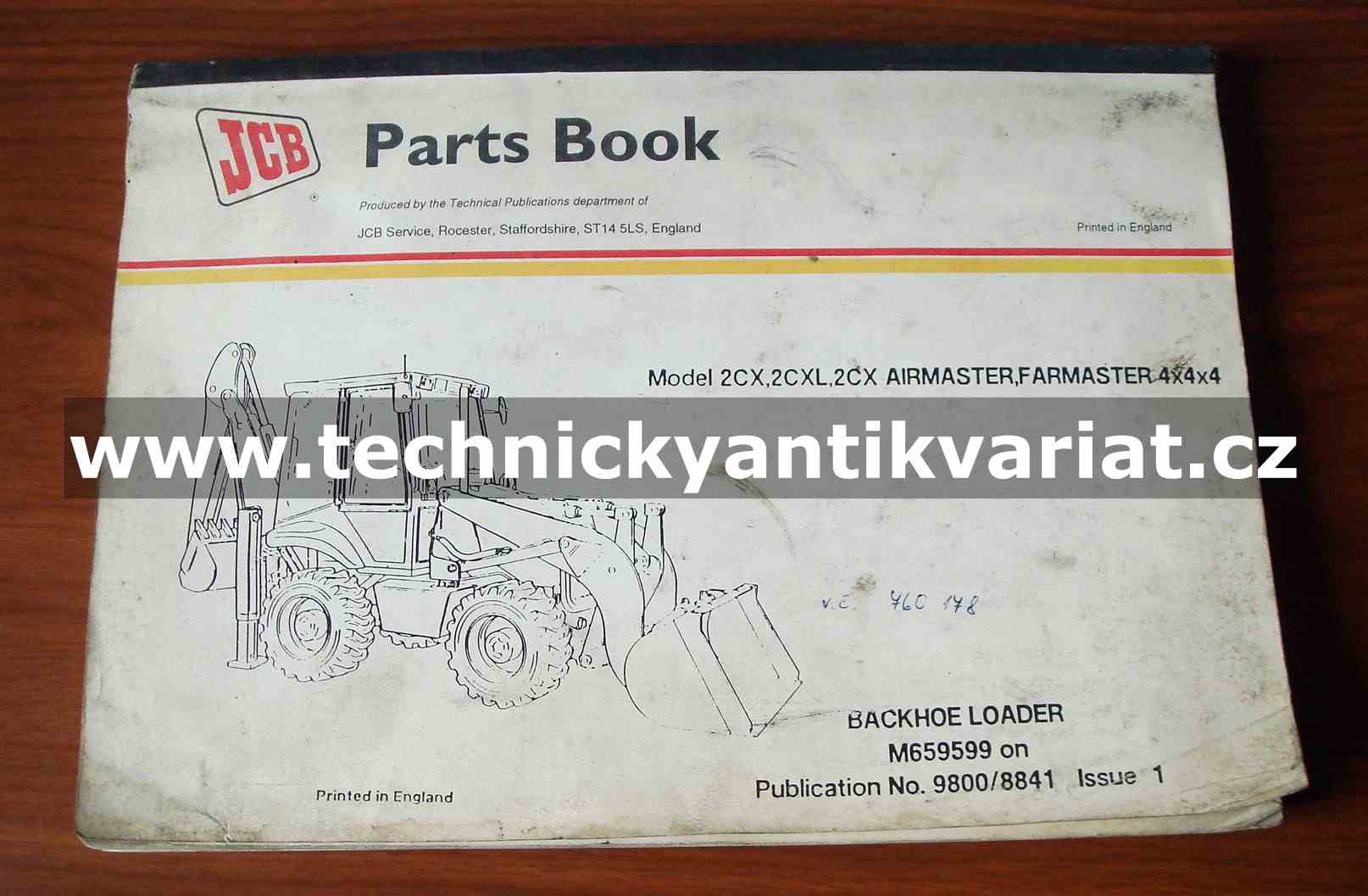 JCB 2CX, 2CLX, 2CX Airmaster, Farmaster 4x4x4