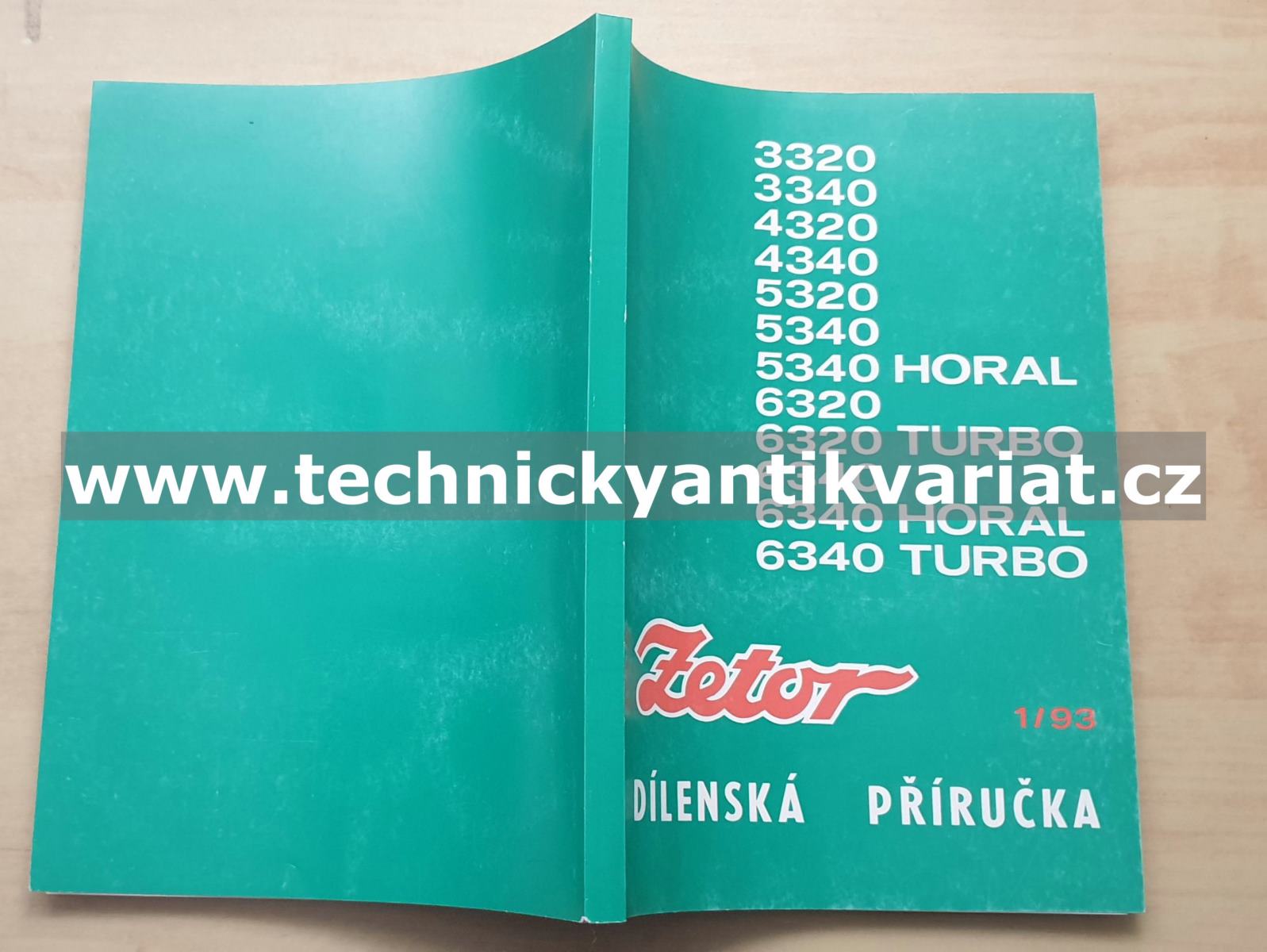 Zetor 3320 4320 5320 6320 6340 - Dílenská příručka (1993)