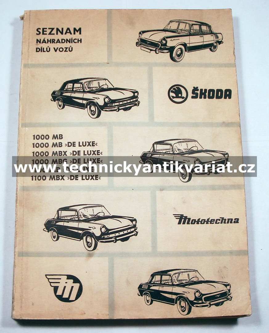 Škoda 1000MB,1000MBG, 1000MBX, 1100MB, 1100MBX