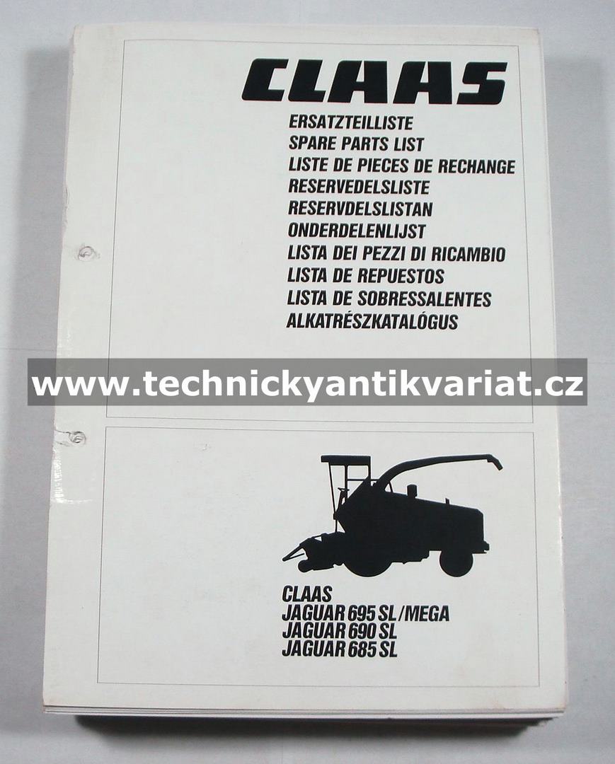 Claas Jaguar 685 690 695 SL Mega