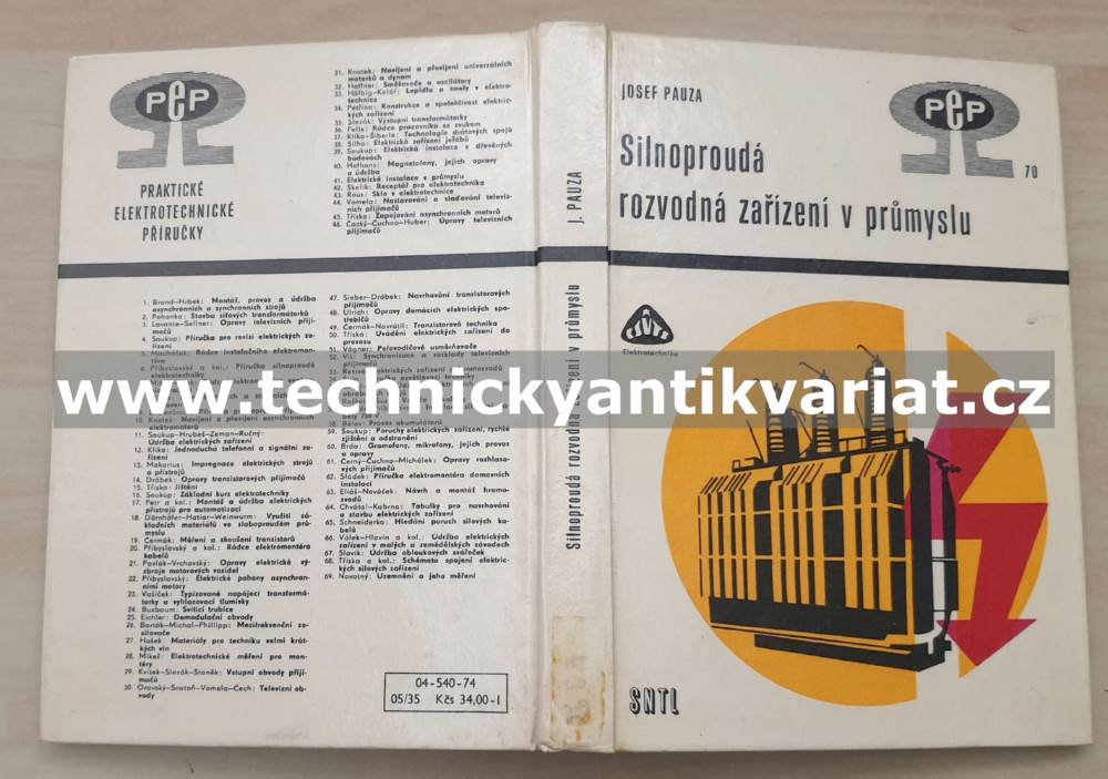Silnoproudá rozvodová zařízení v průmyslu - Josef Pauza (1974