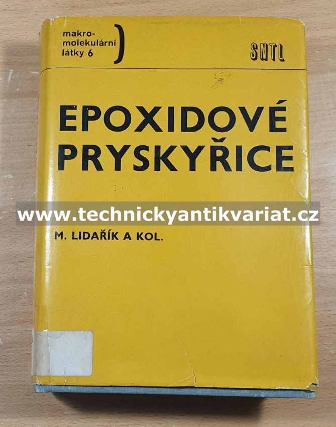 Epoxidové pryskyřice - M.Lidařík (1983)
