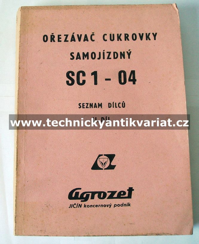 Ořezávač cukrovky samojízdný SC1-04 II.díl