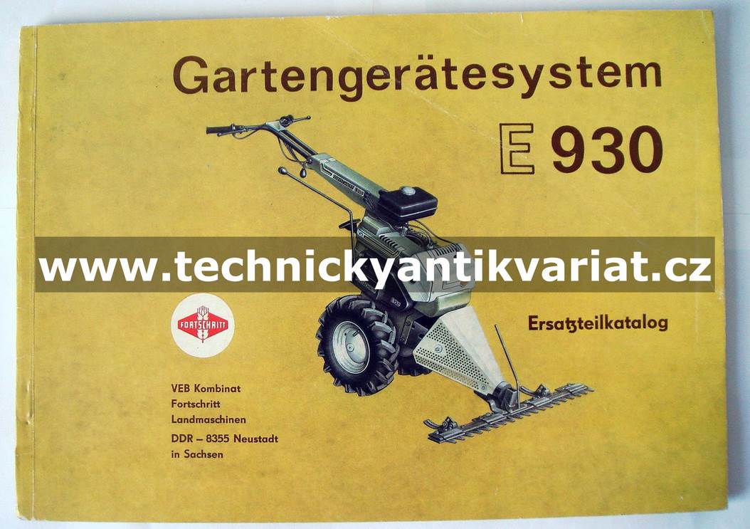 Fortschritt E930 Gartengeratesystems