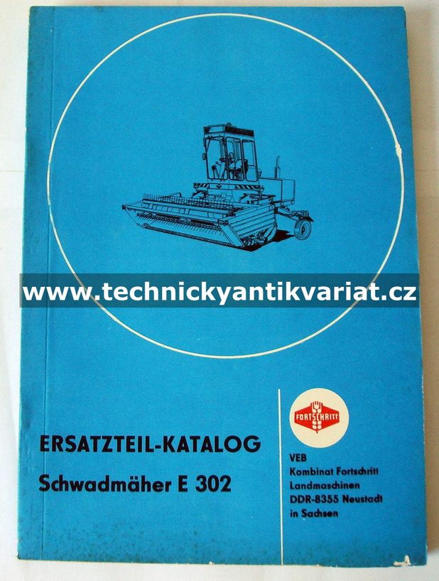 Fortschritt E 302 žací řádkovač
