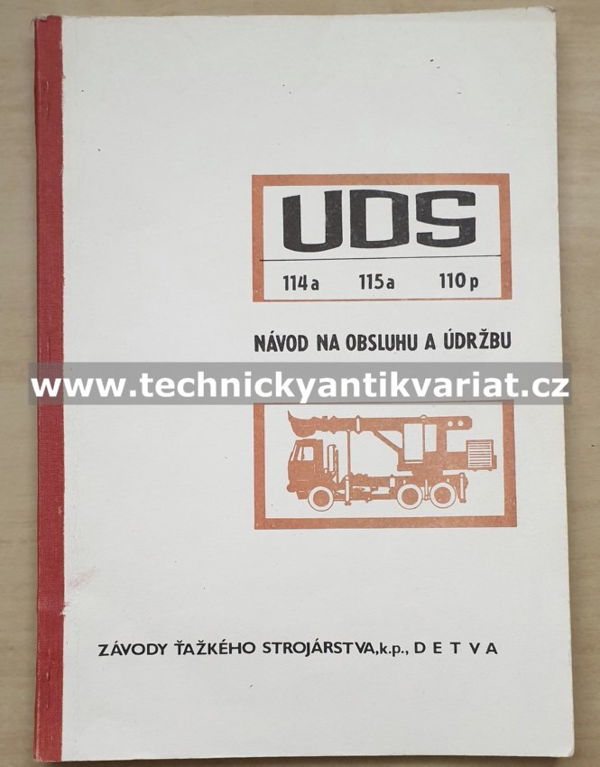 UDS 114a, 115a, 110p - Návod na obsluhu a údržbu (1989)