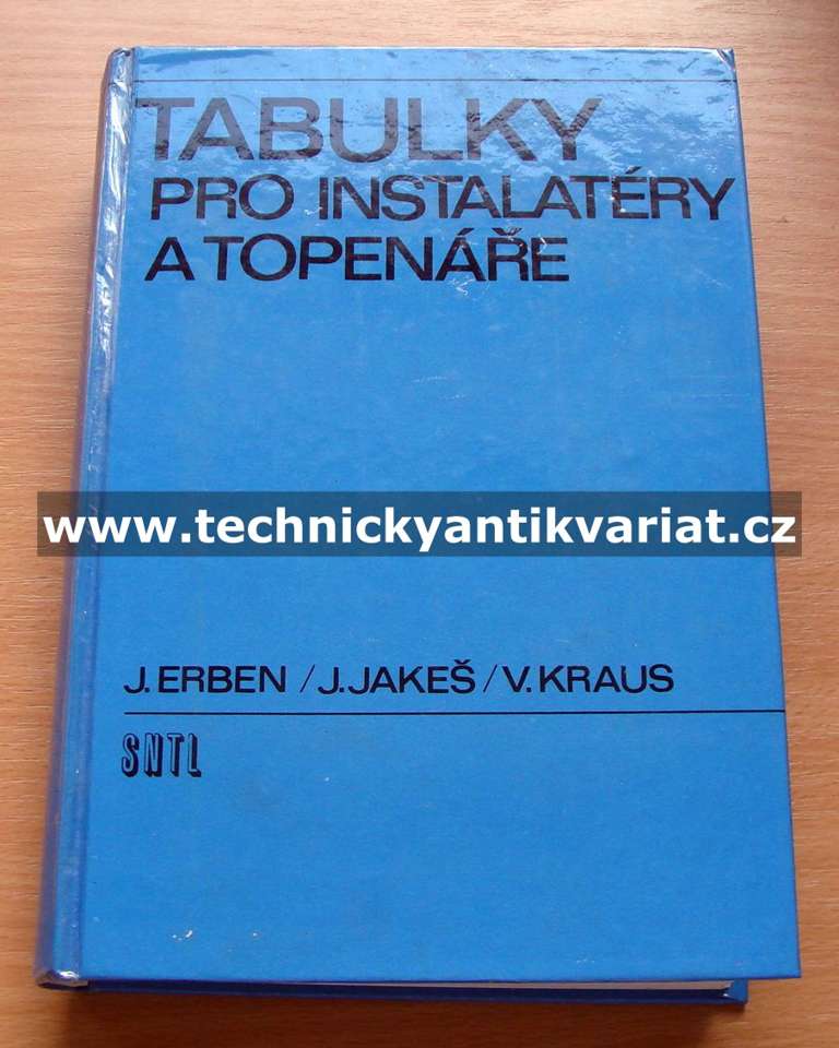 Tabulky pro instalatéry a topenáře