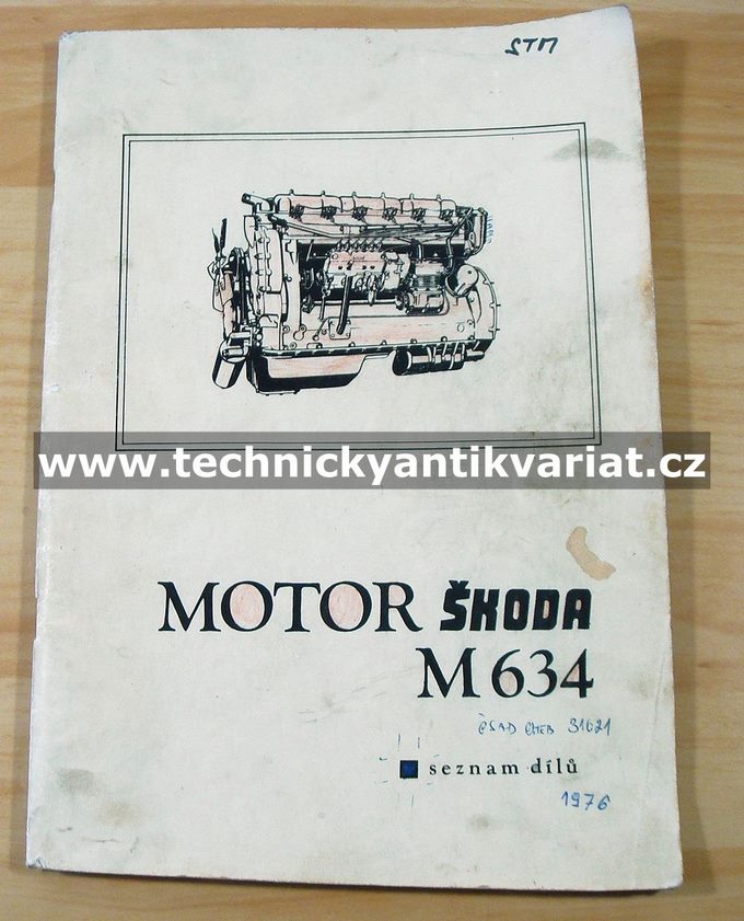 Škoda M634 motor