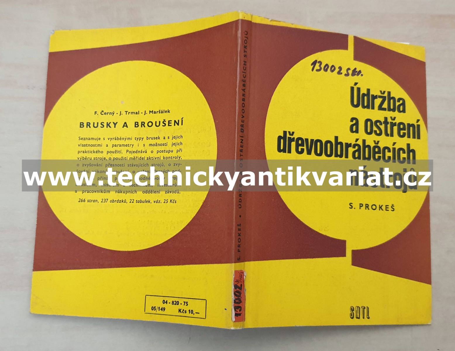 Údržba a ostření dřevoobráběcích nástroj - Stanislav Prokeš (1975)