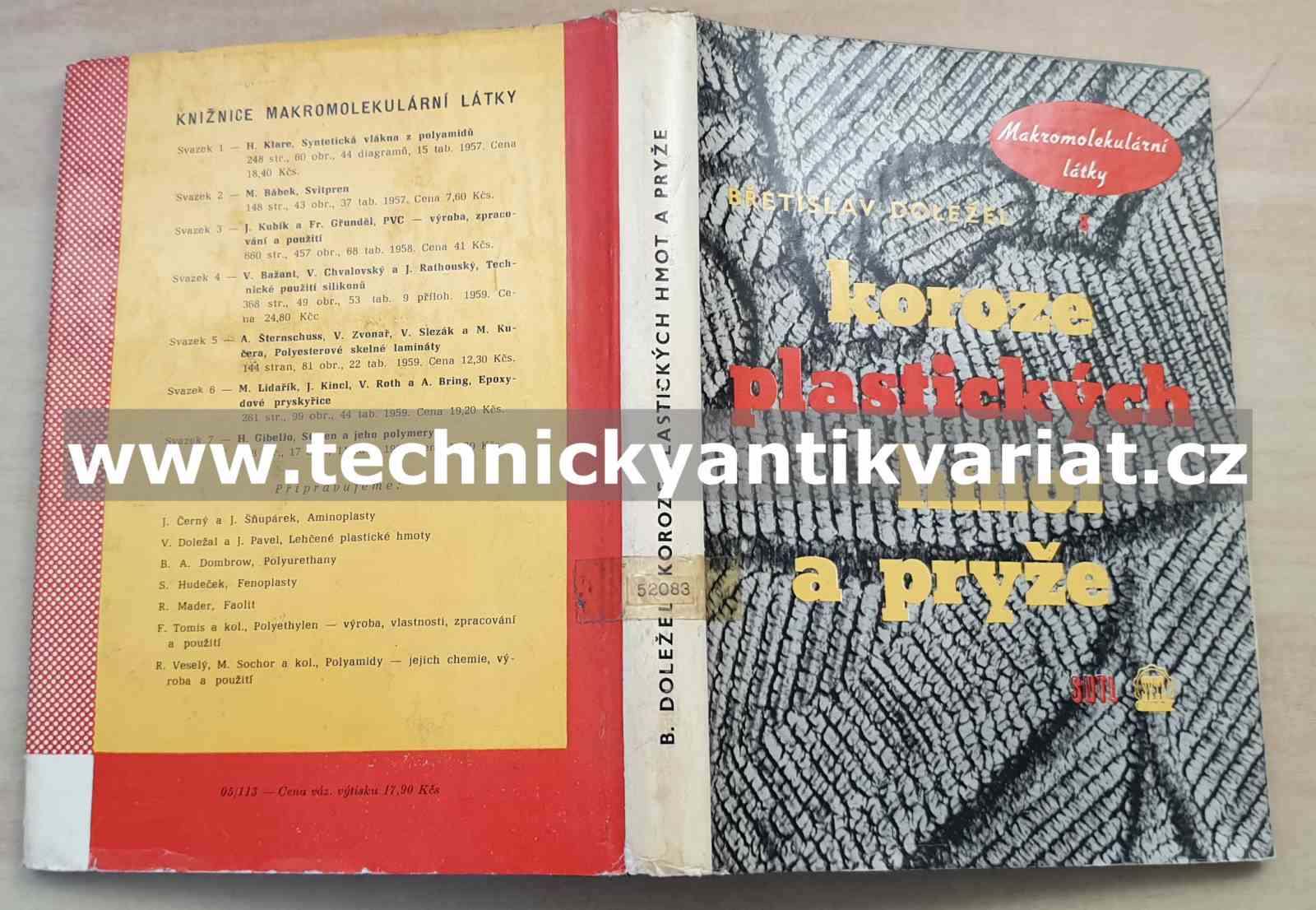 Koroze plastických hmot a pryže - Břetislav Doležal (1960)