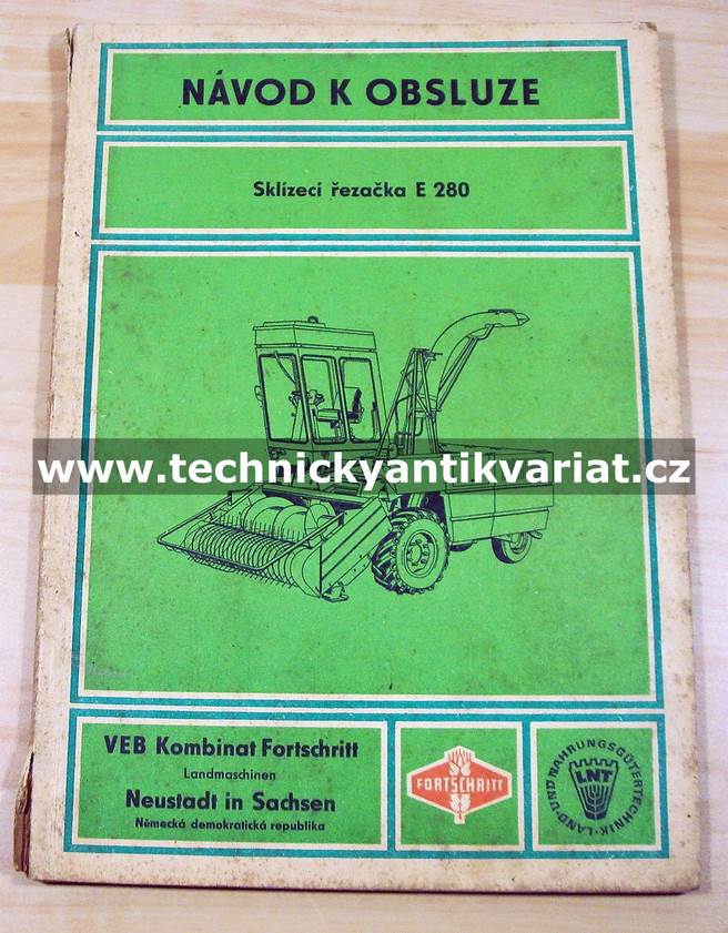 Fortschritt E280 sklízecí řezačka