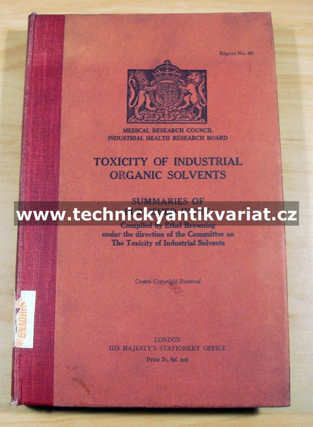 Toxicity of Industrial Organic Solvents