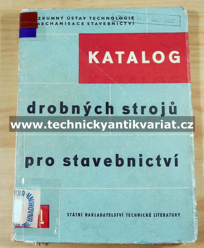 Katalog drobných strojů pro stavebnictví