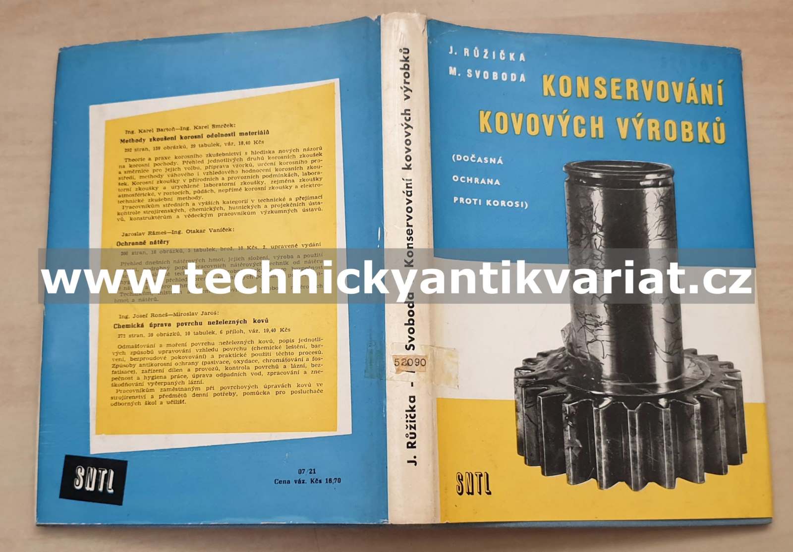 Konservování kovových výrobků - Růžička, Svoboda (1959)