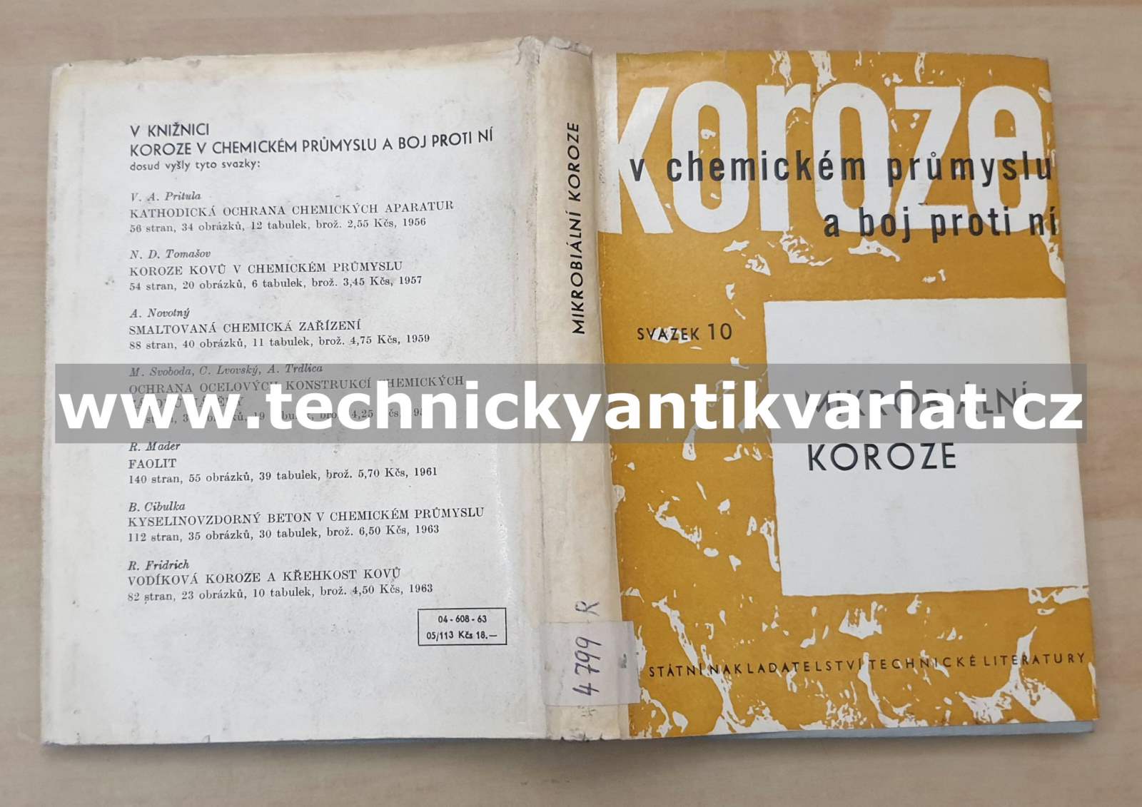 Mikrobiální koroze - Blahník, Zánová (1963)