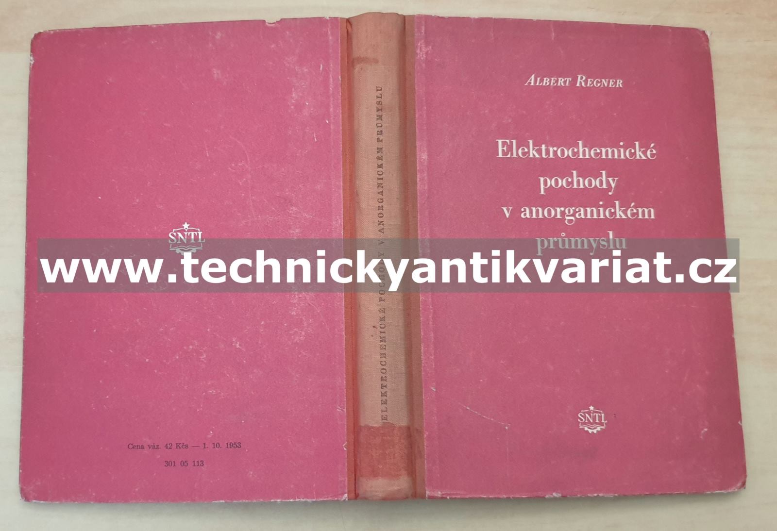 Elektrochemické pochody v anorganickém průmyslu - Albert Regner (1954)