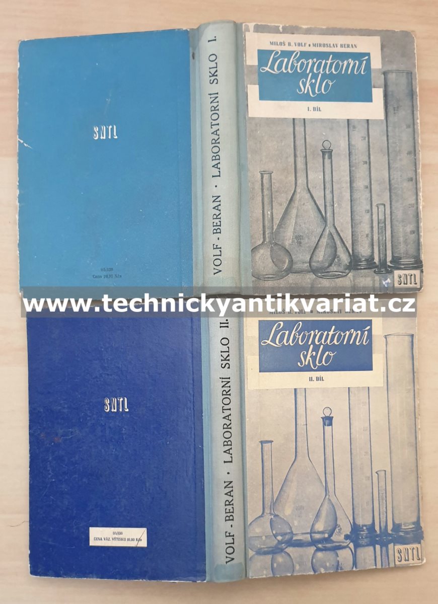 Laboratorní sklo I,II. - Volf, Beran (1958, 1960)