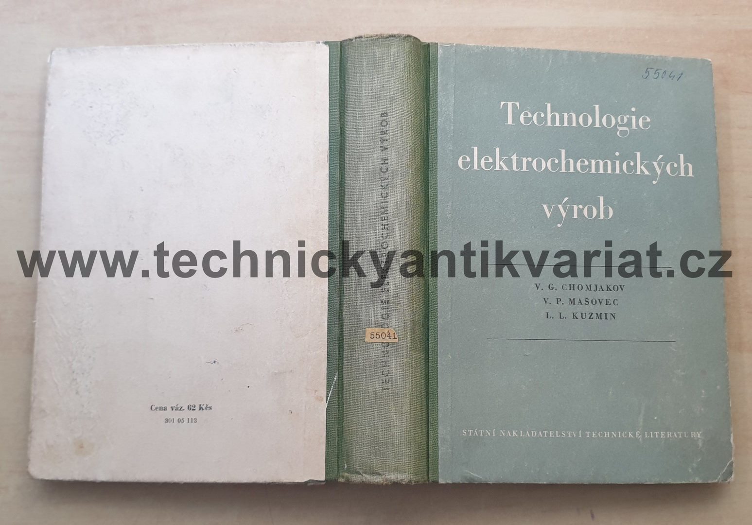 Technologie elektrochemických výrob - Chomjakov, Mašovec, Kuzmin (1953)