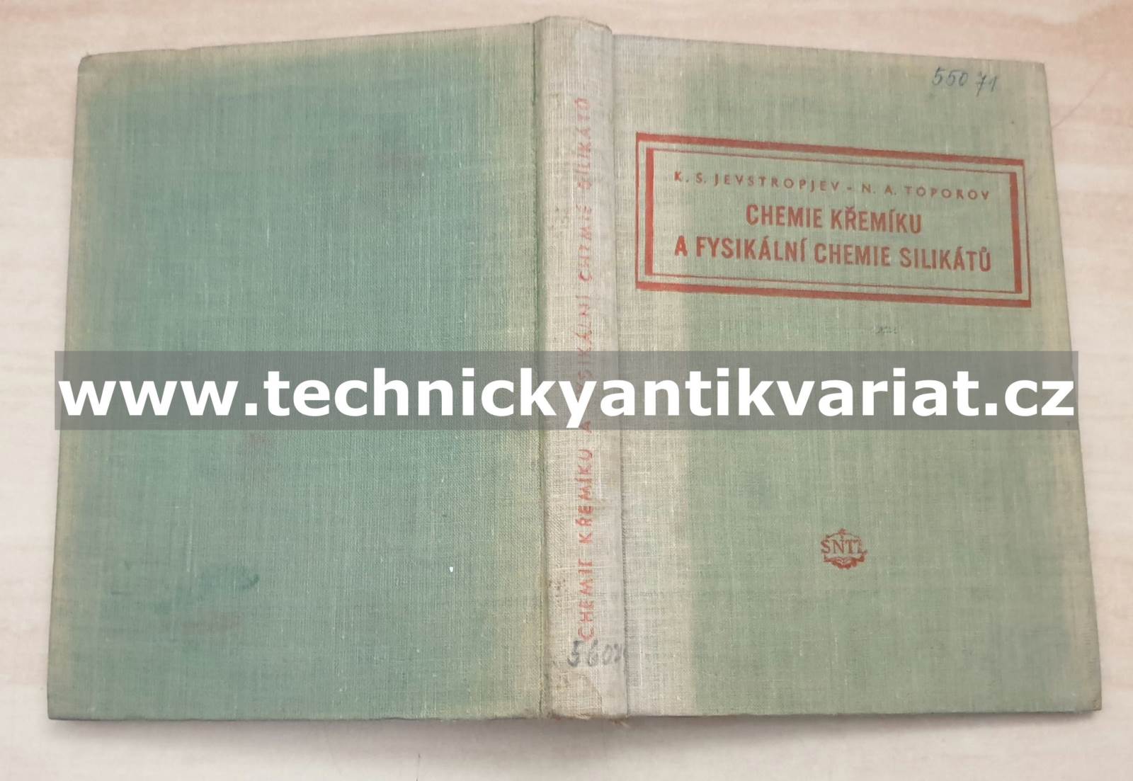 Chemie křemíku a fysikální chemie silikátů - Jevstropjev, Toporov (1956)