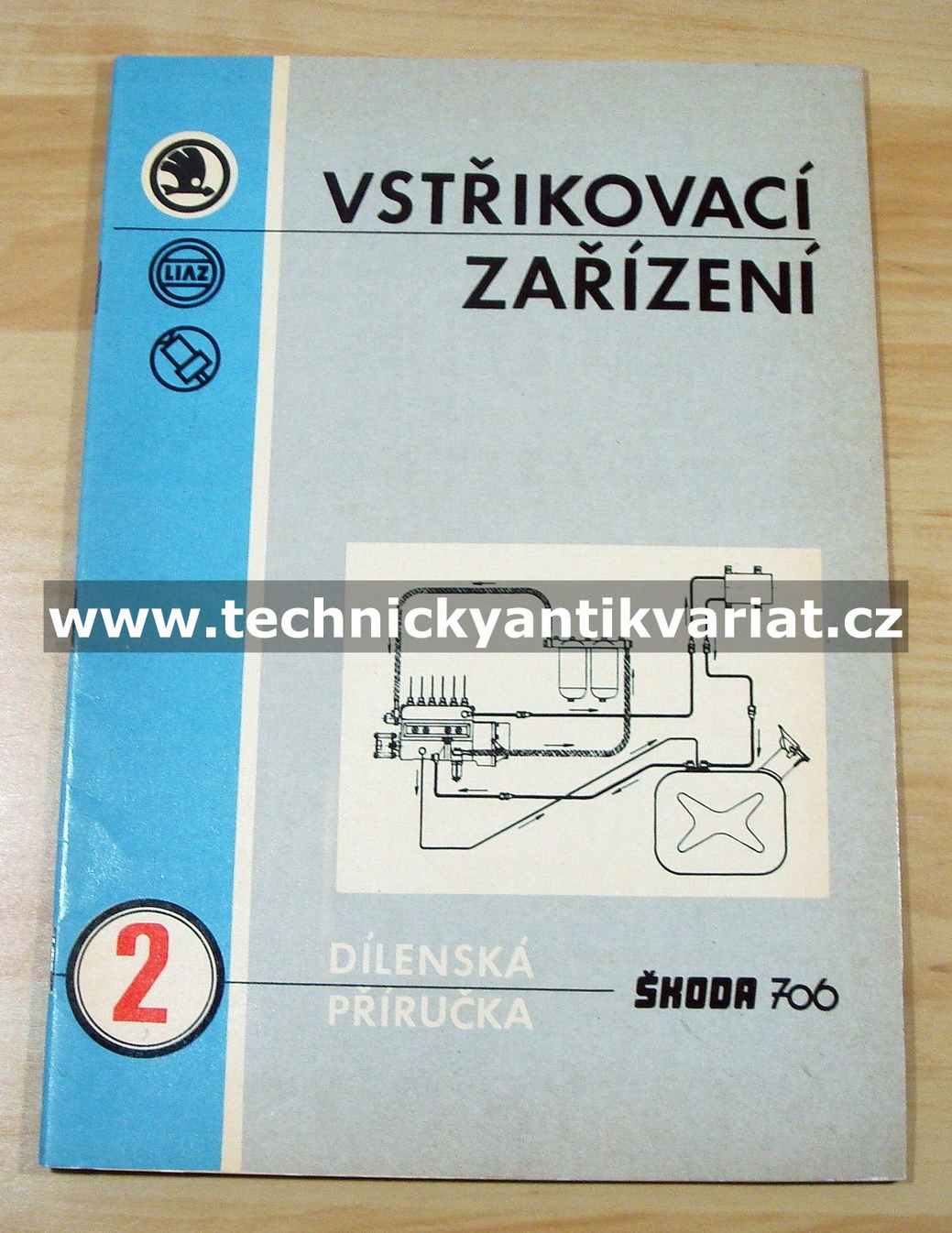 Škoda 706 vstřikovací zařízení