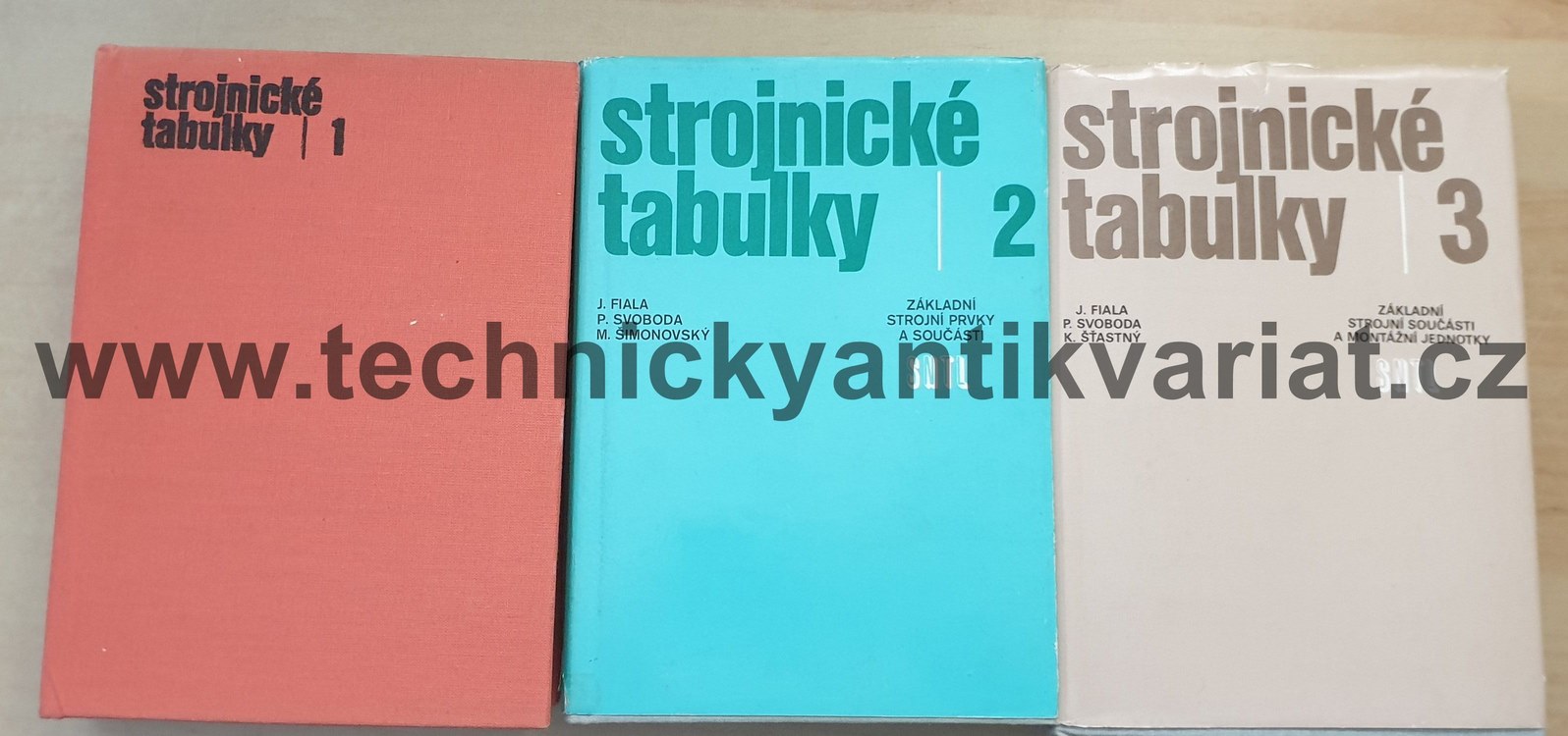 Strojnické tabulky 1,2,3 (1987, 1988, 1989)