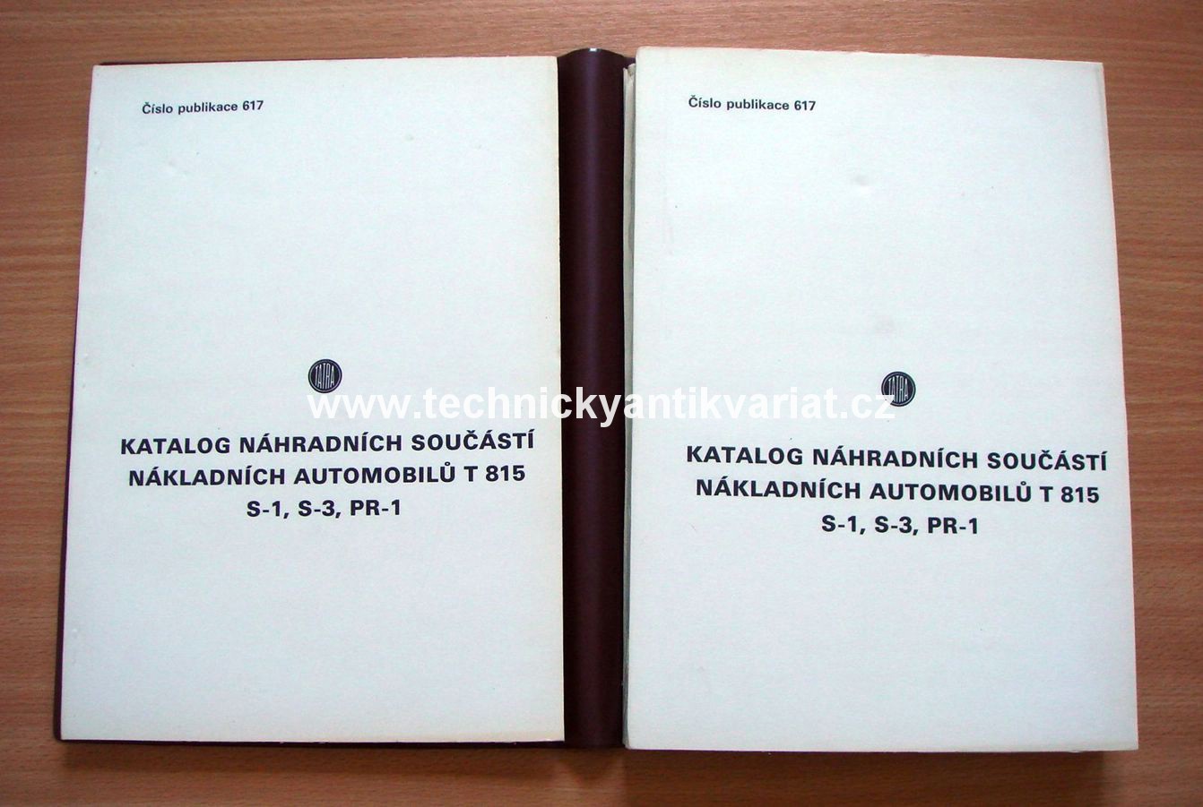 Tatra 815 S1, S3, PR1 - katalog dílů (1989)