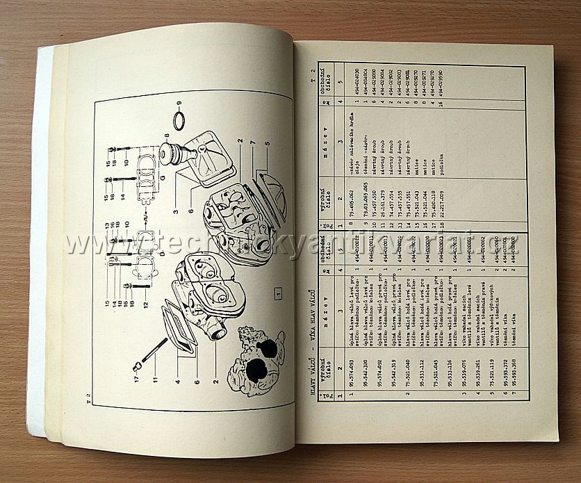 Olcit Club 11R 11RL - katalog náhradních dílů (1990)