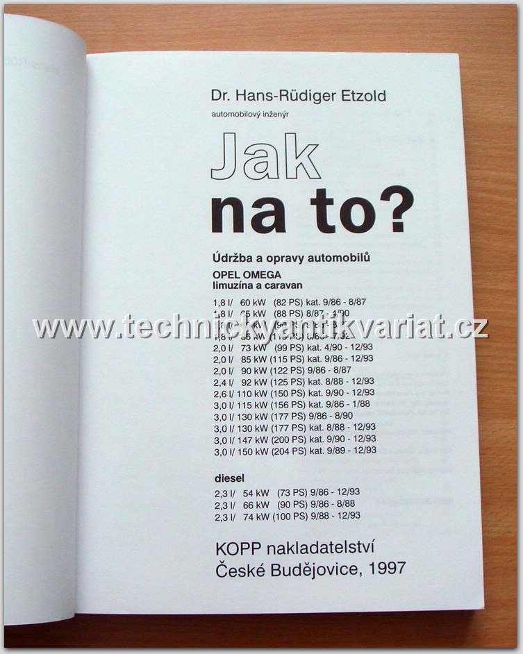 Jak na to - Opel Omega