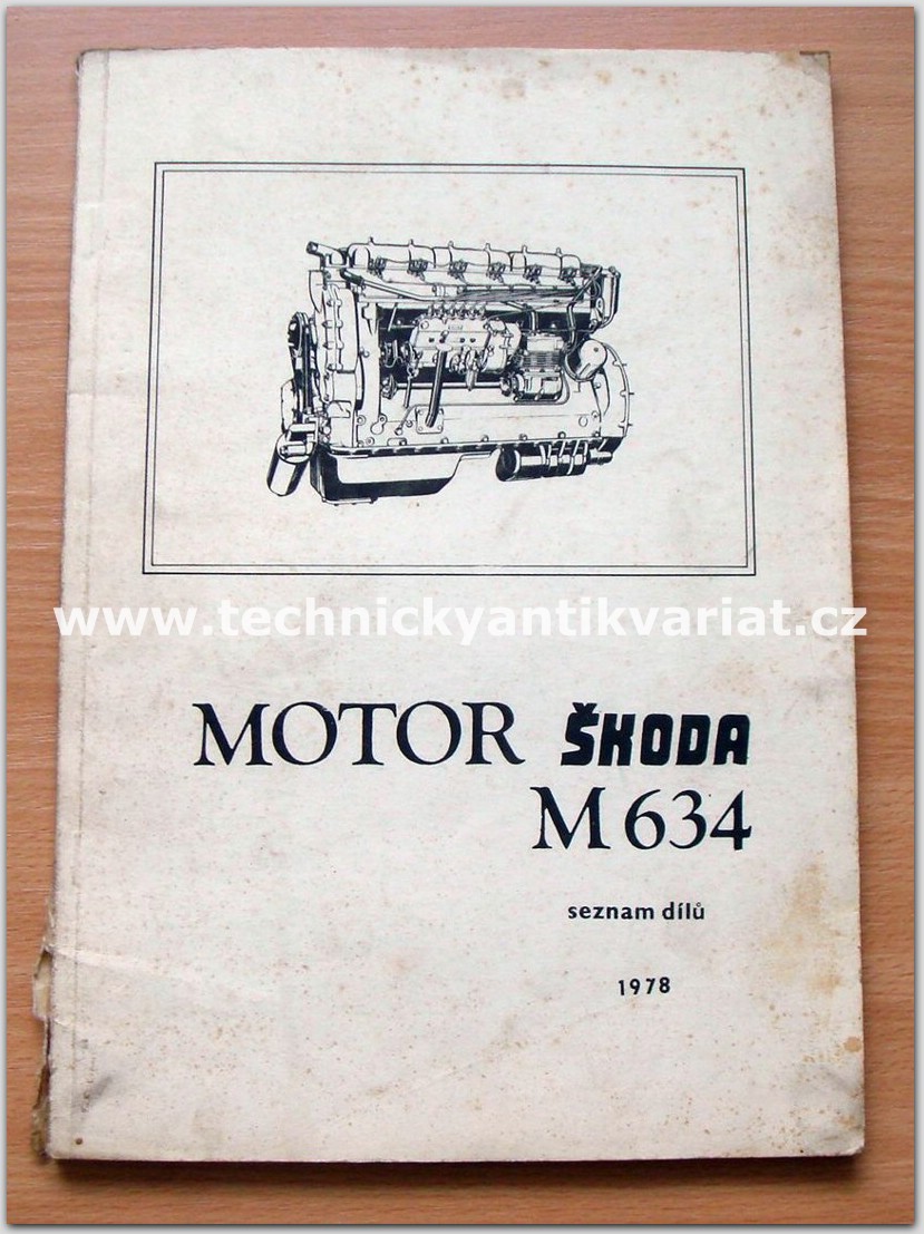 Škoda M634 motor