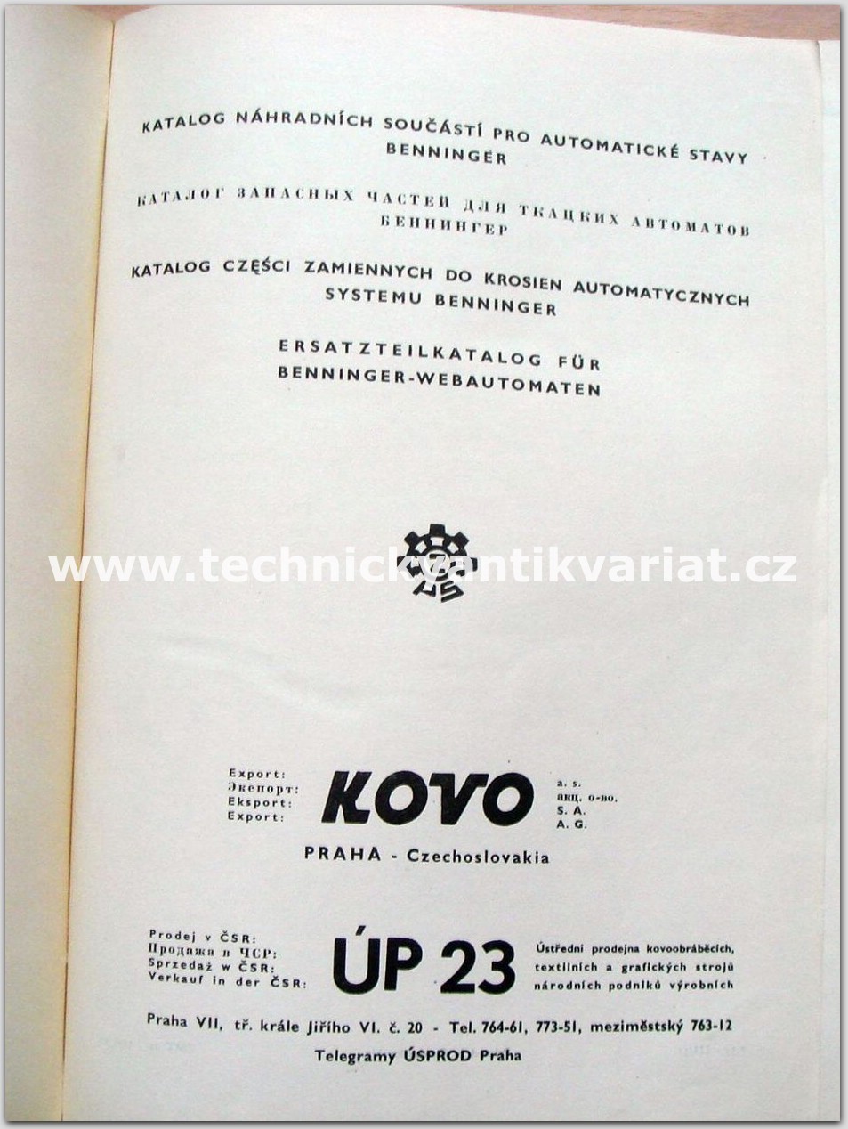 Benninger - automatické stavy