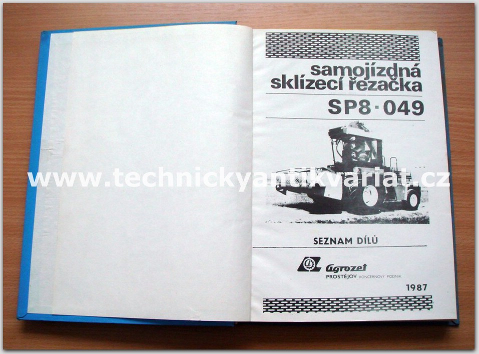 SP8 - 049 Samojízdná sklízecí řezačka