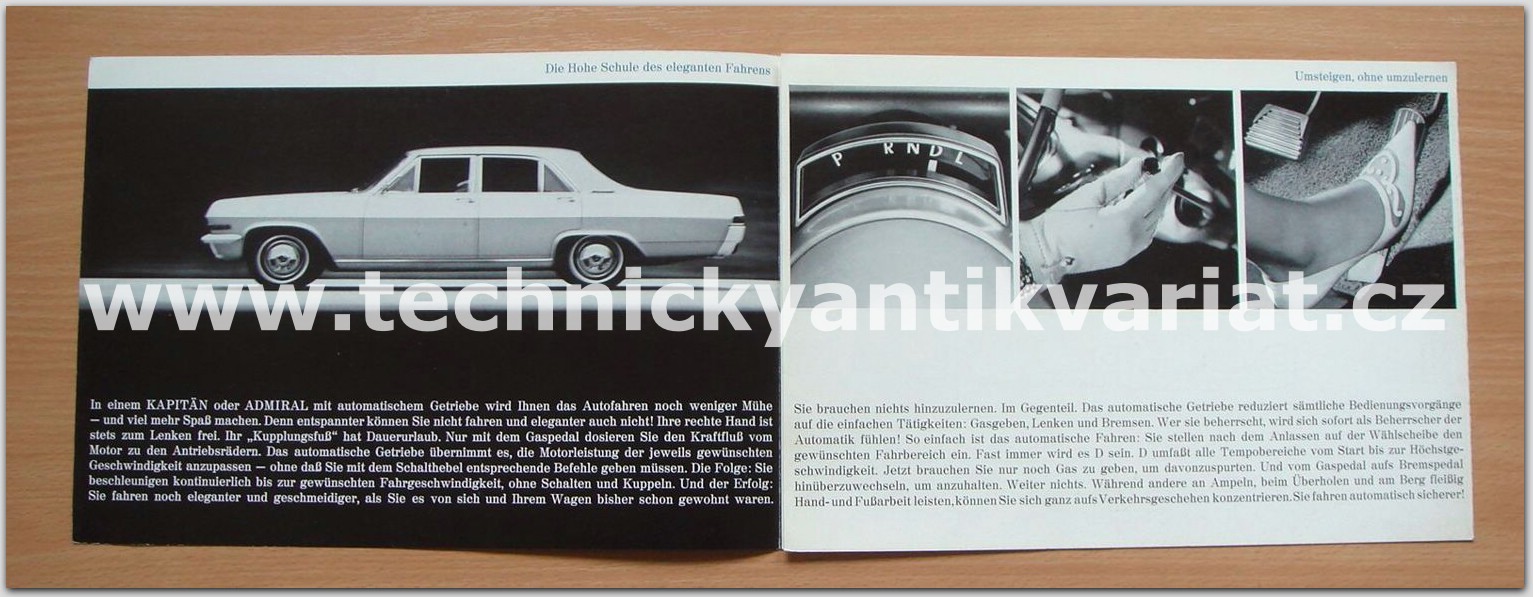Opel Kapitan, Admirál automatic