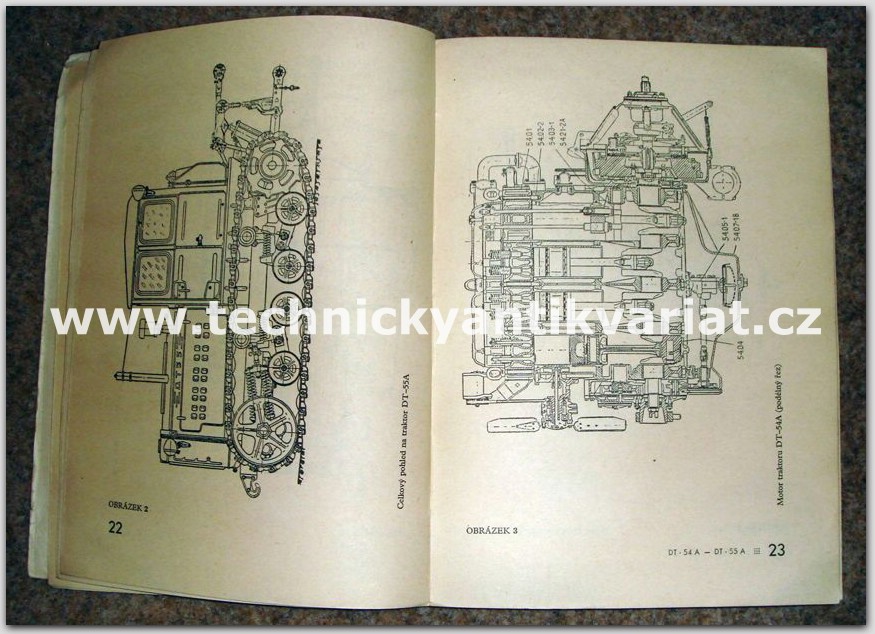Traktor DT 54A, DT 55A