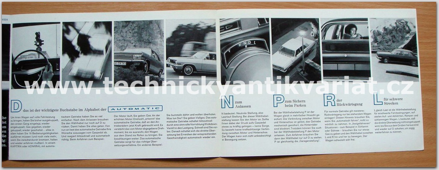 Opel Kapitan, Admirál automatic