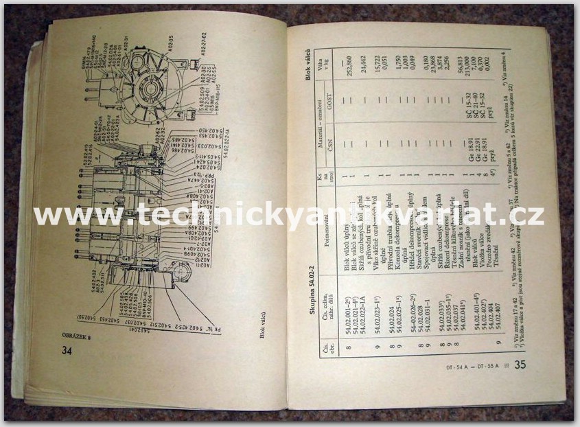 Traktor DT 54A, DT 55A
