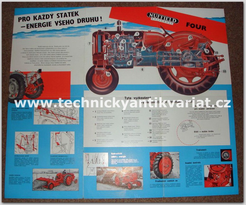 Traktor Nuffield Universal Four