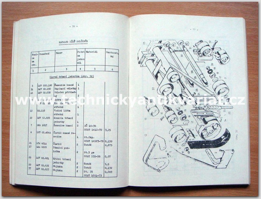 Sklízeč lnu - LKV 4A, LK - 4A