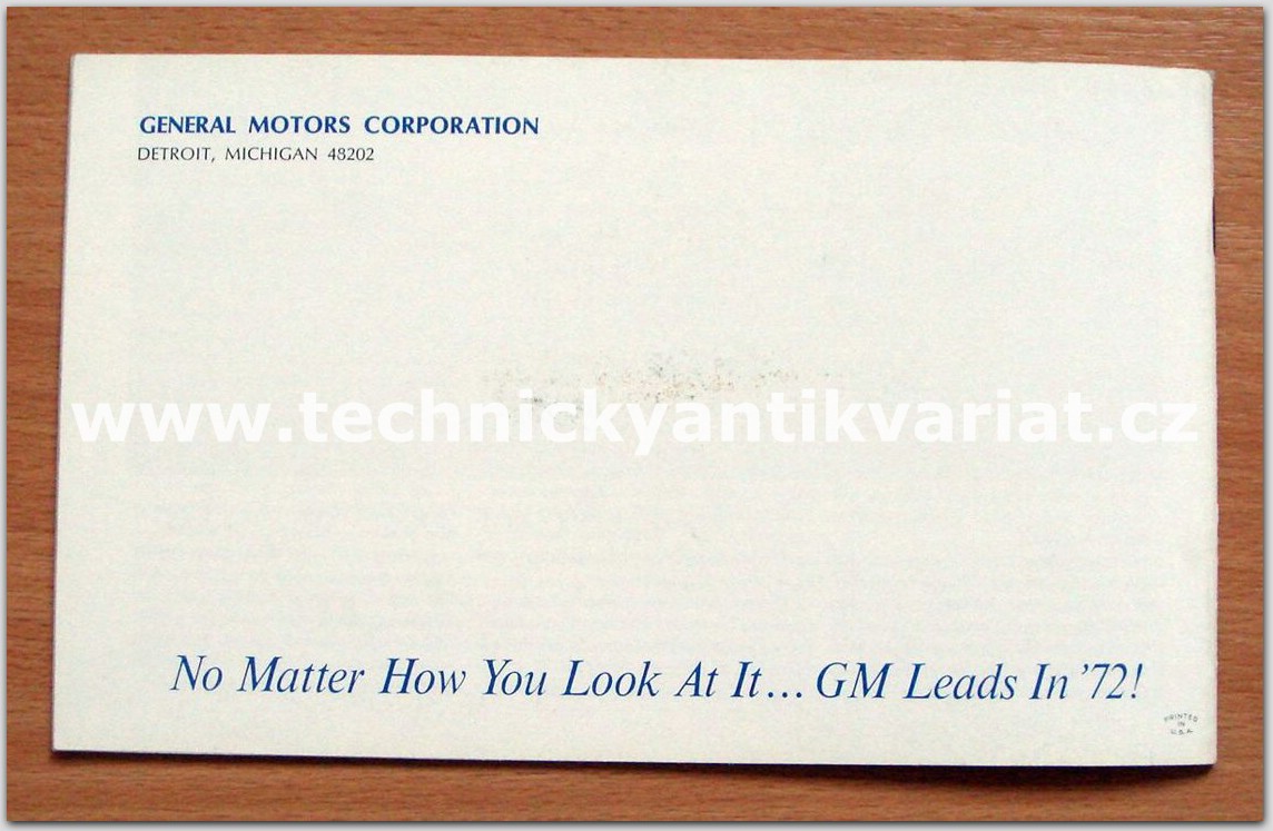 Generals motors 1972