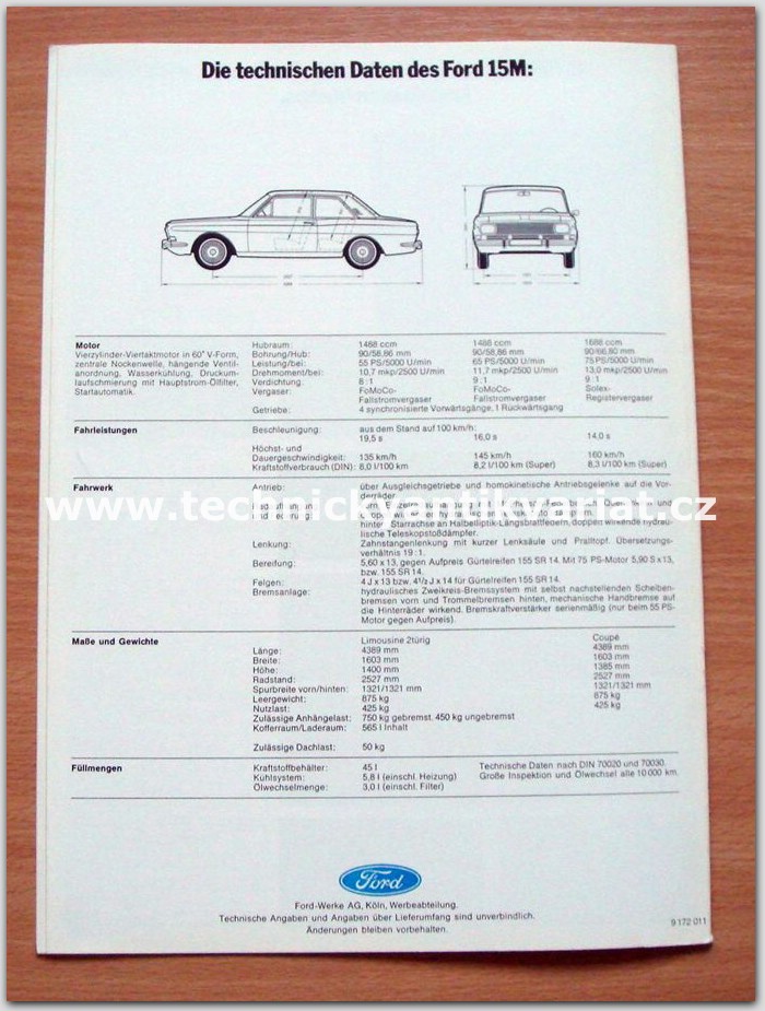 Ford 15M linie