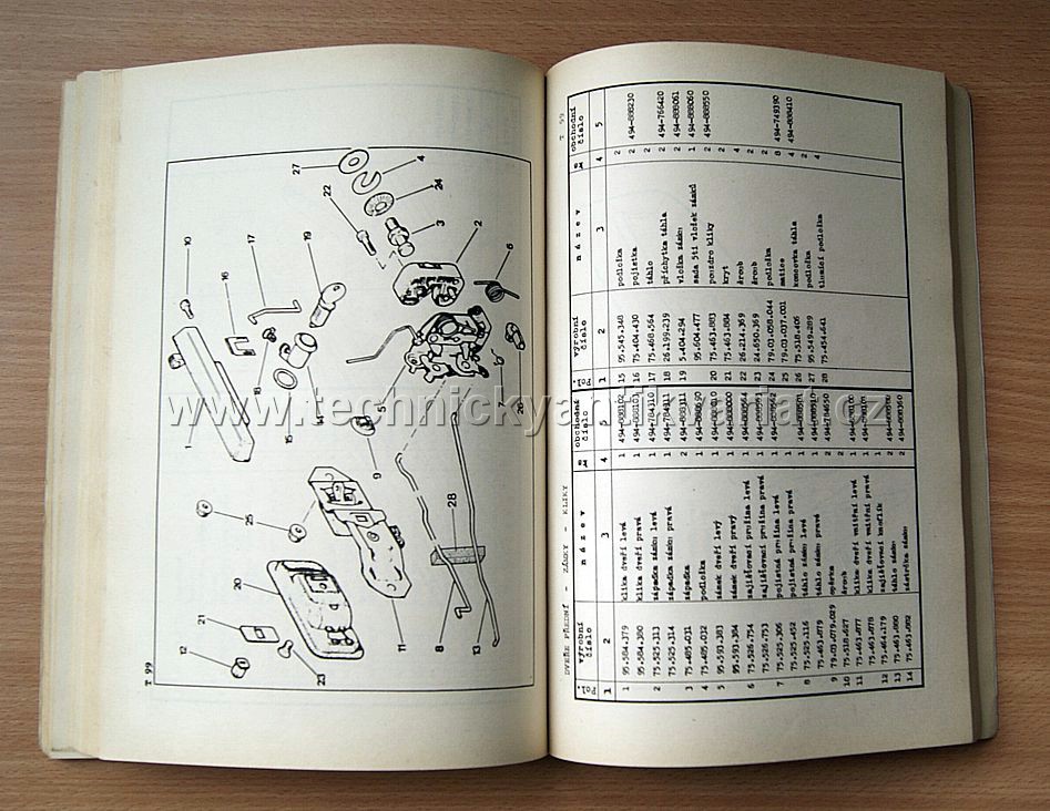 Olcit Club 11R 11RL - katalog náhradních dílů (1990)