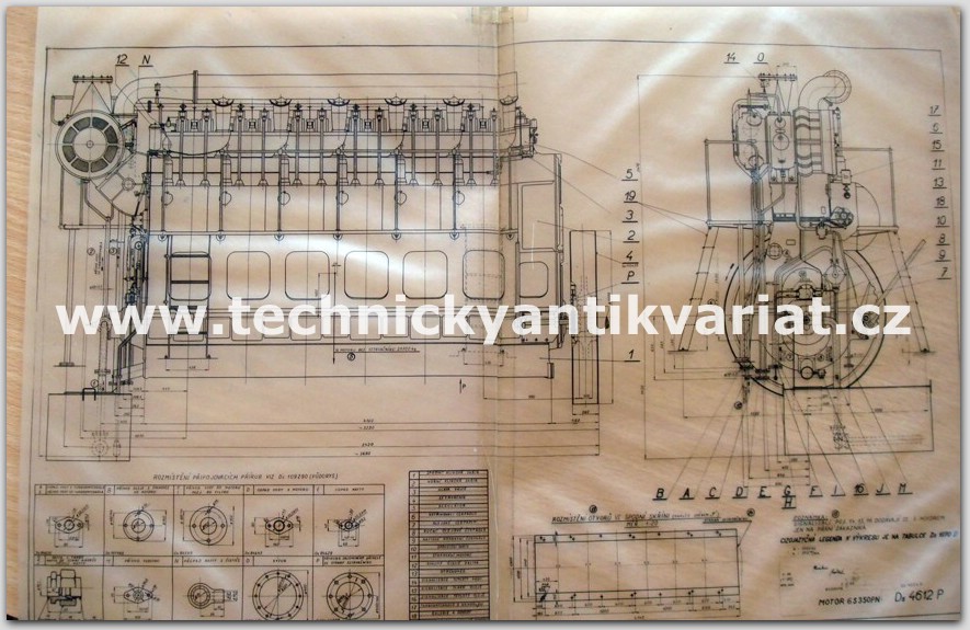 Škoda S 275 - diesel agregát