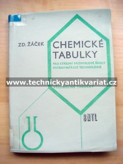 Chemické tabulky I. tabulky všeobecné