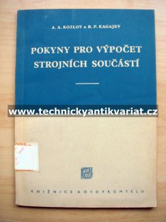 Pokyny pro výpočet strojních součástí