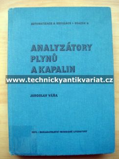 Analyzátory plynů a kapalin - Jaroslav Váňa (1984)