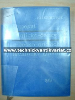 Kapesní anglicko-český a česko-anglický technický slovník